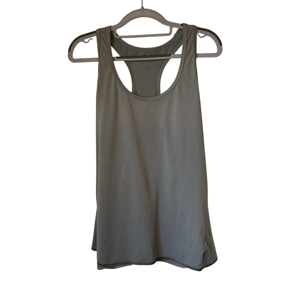 Athleta Gray Racerback Tank Top - Large